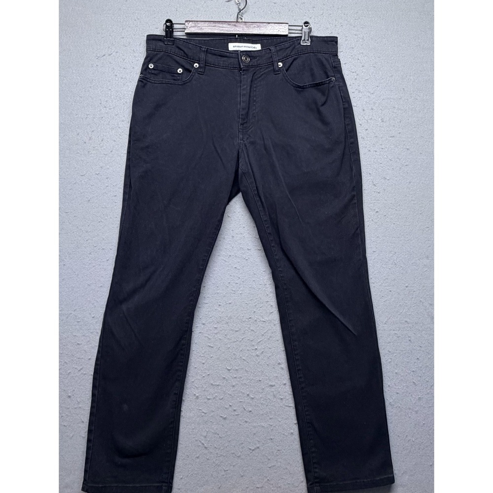 Amazon Essentials Slim Fit Jeans Men's 33x28 Black Stretch 5 Pocket Casual Pants